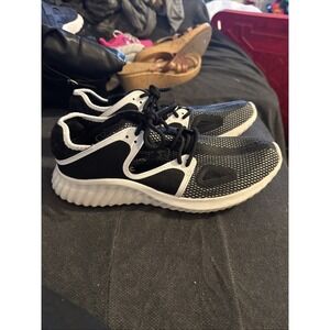Adidas Run Lux‎ Clima Women's Running Shoes Black White Mesh Sneakers Size 10